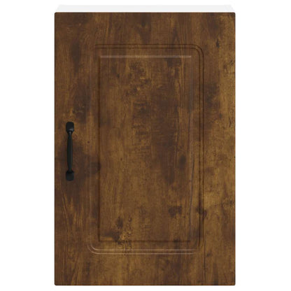 vidaXL Kitchen Wall Cabinet Kalmar Smoked Oak Engineered Wood 5