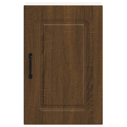 vidaXL Kitchen Wall Cabinet Kalmar Brown Oak Engineered Wood 5