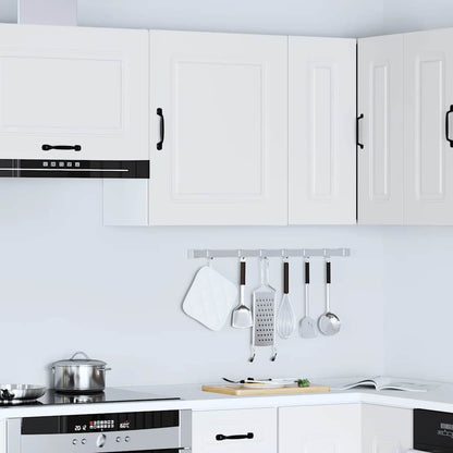 vidaXL Kitchen Wall Cabinet Kalmar White Engineered Wood 3