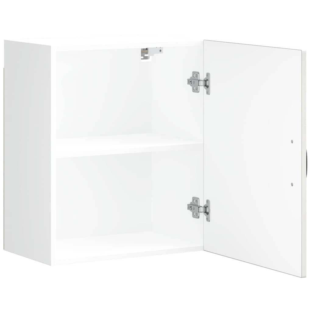 vidaXL Kitchen Wall Cabinet Kalmar High Gloss White Engineered Wood 6