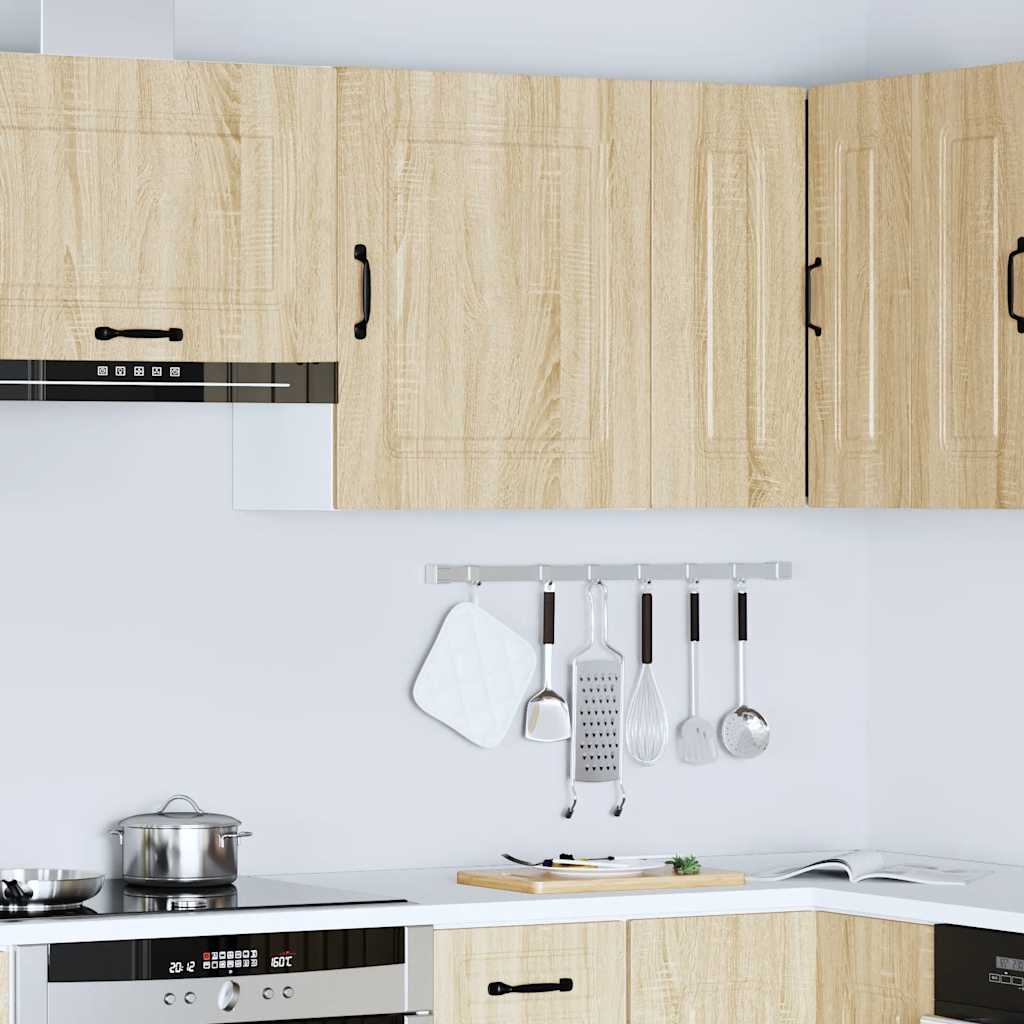 vidaXL Kitchen Wall Cabinet Kalmar Sonoma Oak Engineered Wood 3