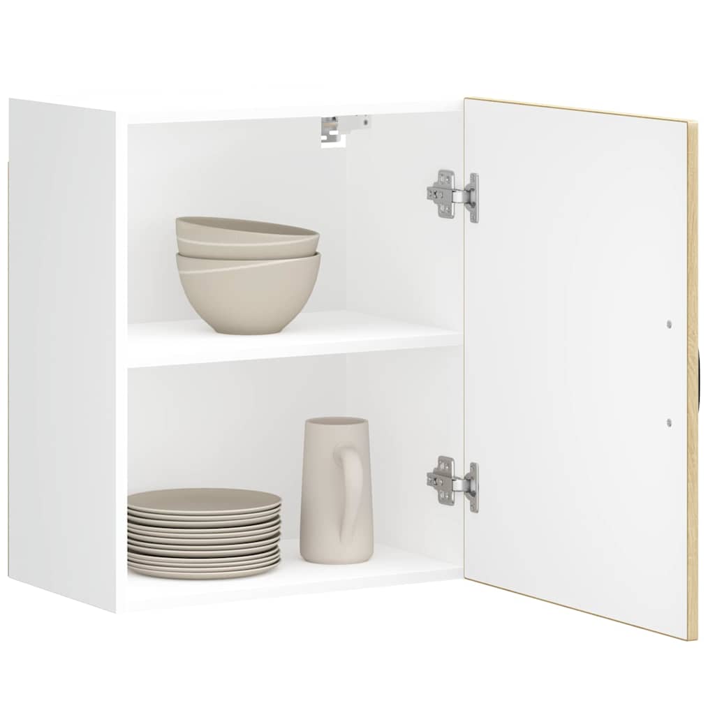 vidaXL Kitchen Wall Cabinet Kalmar Sonoma Oak Engineered Wood 4