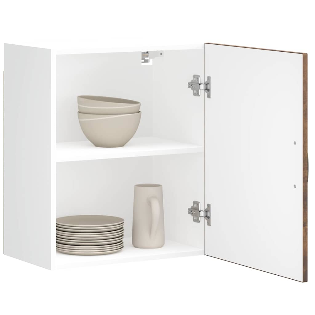 vidaXL Kitchen Wall Cabinet Kalmar Smoked Oak Engineered Wood 4