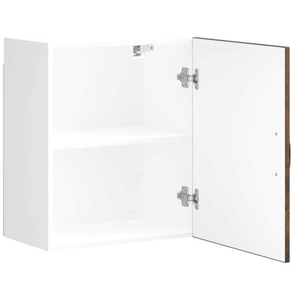 vidaXL Kitchen Wall Cabinet Kalmar Smoked Oak Engineered Wood 6