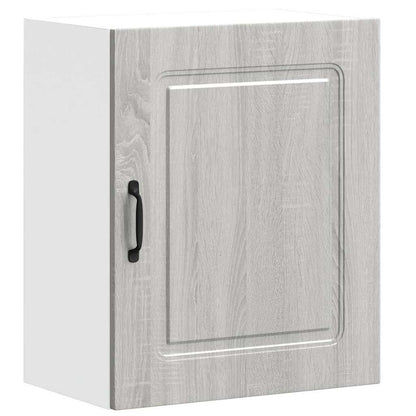 vidaXL Kitchen Wall Cabinet Kalmar Grey Sonoma Engineered Wood 2