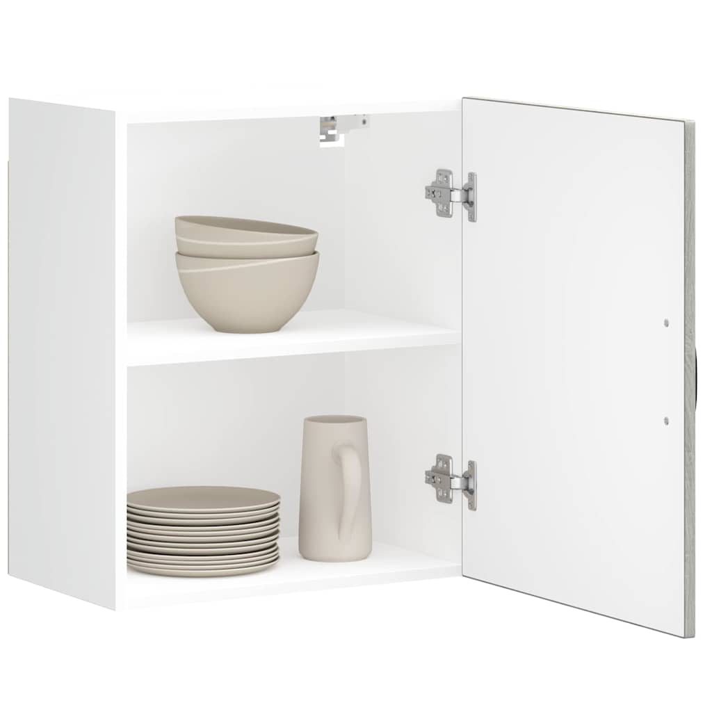 vidaXL Kitchen Wall Cabinet Kalmar Grey Sonoma Engineered Wood 4