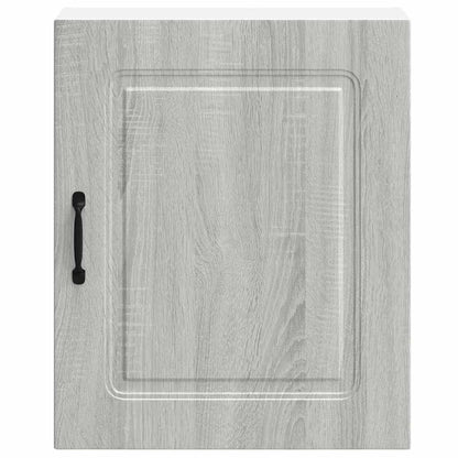vidaXL Kitchen Wall Cabinet Kalmar Grey Sonoma Engineered Wood 5