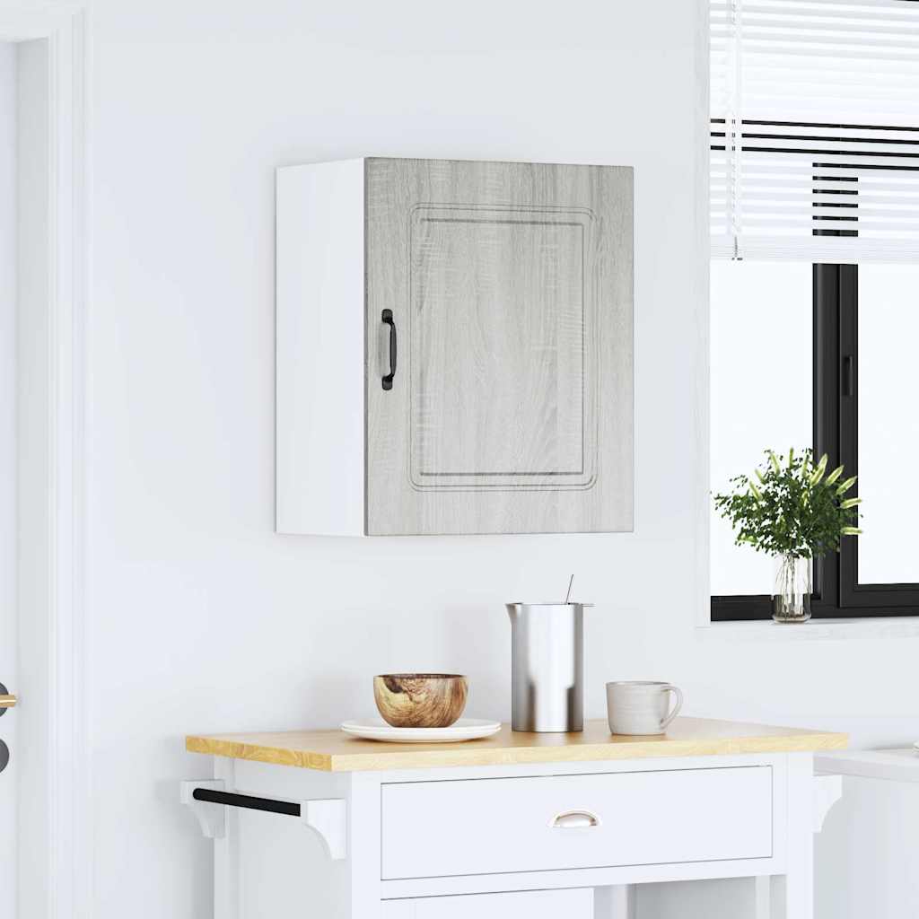 vidaXL Kitchen Wall Cabinet Kalmar Grey Sonoma Engineered Wood 1