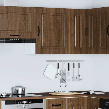 vidaXL Kitchen Wall Cabinet Kalmar Brown Oak Engineered Wood 3