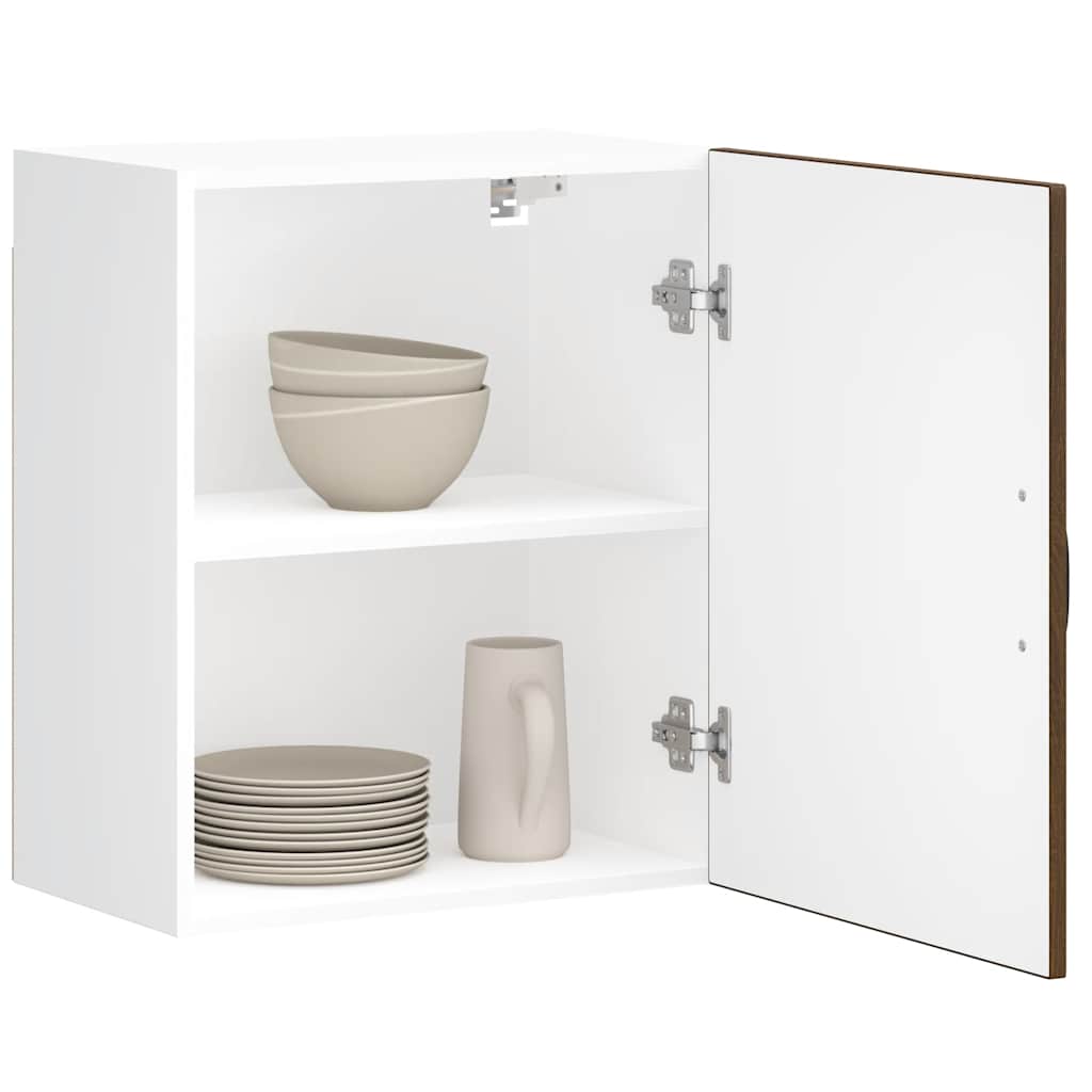 vidaXL Kitchen Wall Cabinet Kalmar Brown Oak Engineered Wood 4