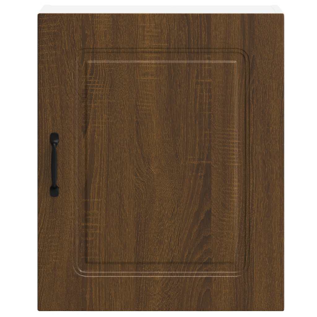 vidaXL Kitchen Wall Cabinet Kalmar Brown Oak Engineered Wood 5