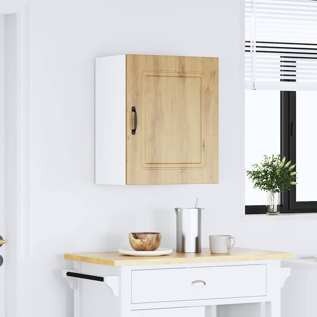 vidaXL Kitchen Wall Cabinet "Kalmar" Engineered Wood Artisan Oak