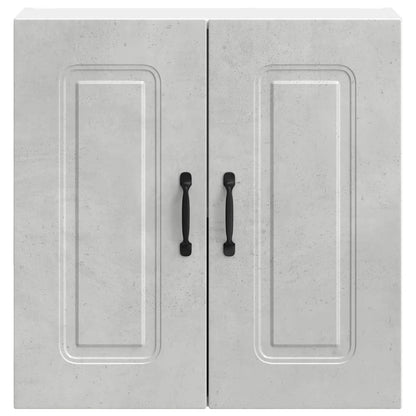 vidaXL Kitchen Wall Cabinet Kalmar Concrete Grey Engineered Wood 6