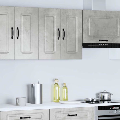 vidaXL Kitchen Wall Cabinet Kalmar Concrete Grey Engineered Wood 1