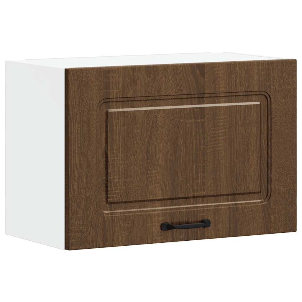 vidaXL Kitchen Wall Cabinet Kalmar Brown Oak Engineered Wood 2