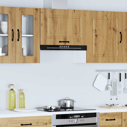vidaXL Kitchen Wall Cabinet Kalmar Artisan Oak Engineered Wood 4