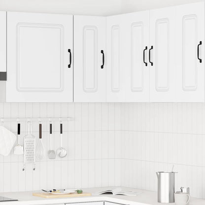 vidaXL Kitchen Wall Cabinet "Kalmar" Engineered Wood White