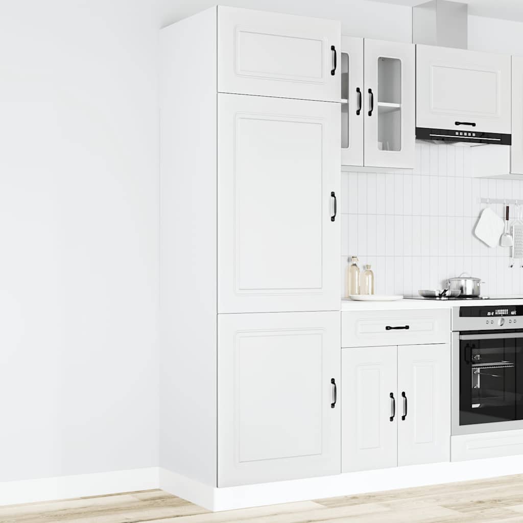 vidaXL Kitchen Base Cabinet "Kalmar" Engineered Wood White