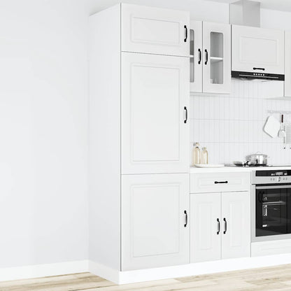 vidaXL Kitchen Base Cabinet "Kalmar" Engineered Wood White
