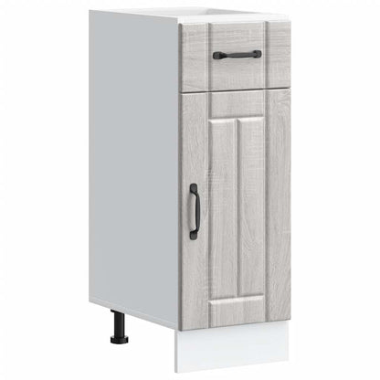 vidaXL Kitchen Base Cabinet Lucca Grey Sonoma Engineered Wood 1