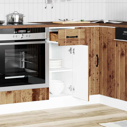 vidaXL Kitchen Base Cabinet Lucca Old Wood Engineered Wood 2