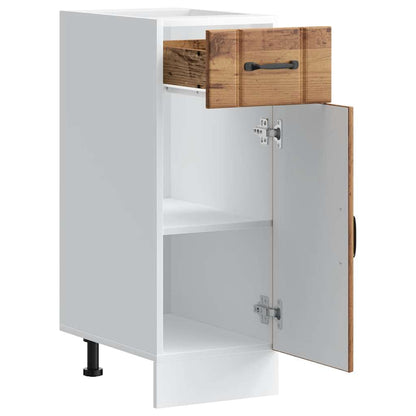vidaXL Kitchen Base Cabinet Lucca Old Wood Engineered Wood 5