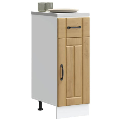 vidaXL Kitchen Base Cabinet Lucca Artisan Oak Engineered Wood 3