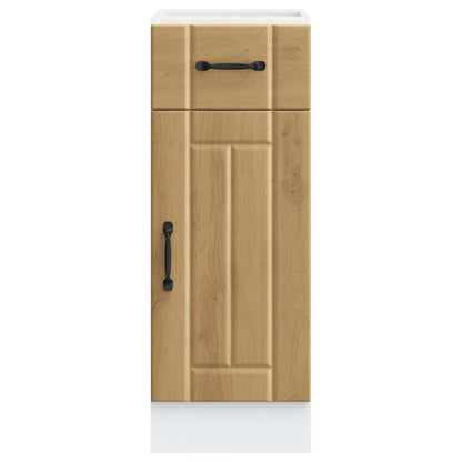 vidaXL Kitchen Base Cabinet Lucca Artisan Oak Engineered Wood 4