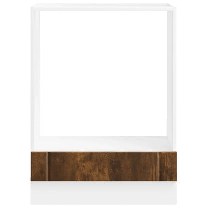 vidaXL Oven Cabinet Lucca Smoked Oak Engineered Wood 4