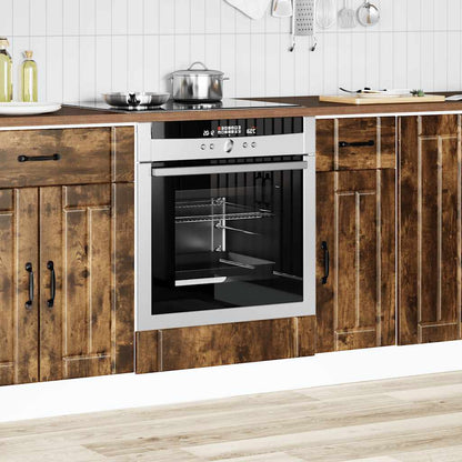 vidaXL Oven Cabinet Lucca Smoked Oak Engineered Wood 1