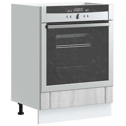 vidaXL Oven Cabinet Lucca Grey Sonoma Engineered Wood 1