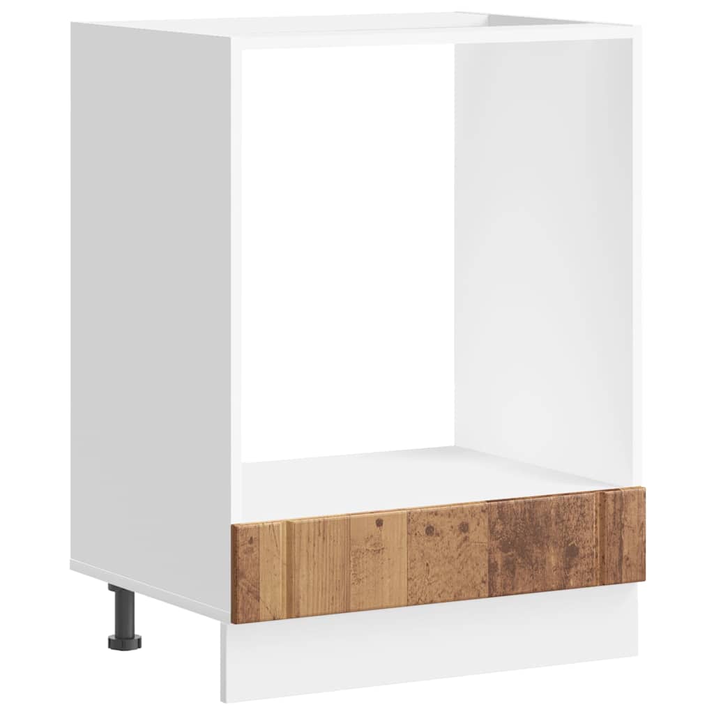 vidaXL Oven Cabinet Lucca Old Wood Engineered Wood 2