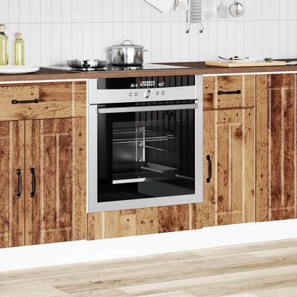 vidaXL Oven Cabinet Lucca Old Wood Engineered Wood 3