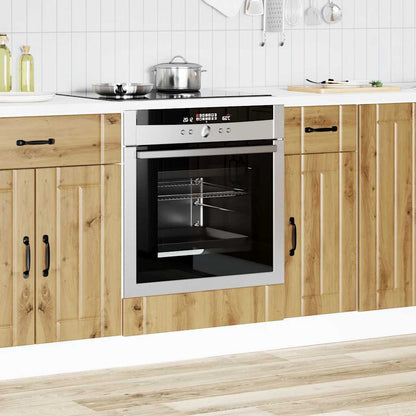vidaXL Oven Cabinet Lucca Artisan Oak Engineered Wood 3