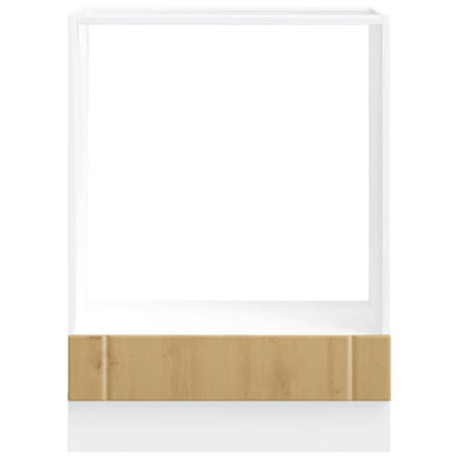 vidaXL Oven Cabinet Lucca Artisan Oak Engineered Wood 4