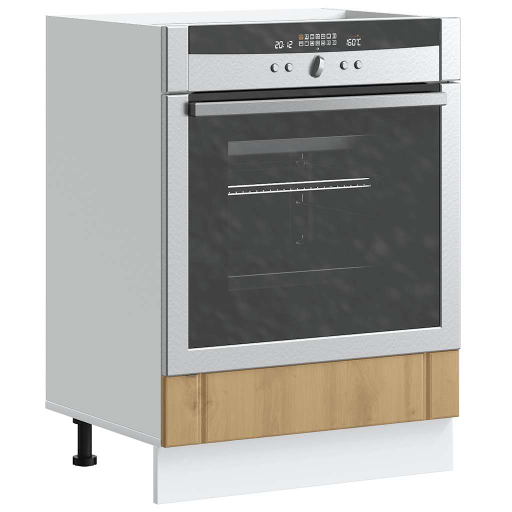 vidaXL Oven Cabinet Lucca Artisan Oak Engineered Wood 1