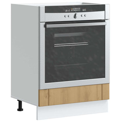 vidaXL Oven Cabinet Lucca Artisan Oak Engineered Wood 1