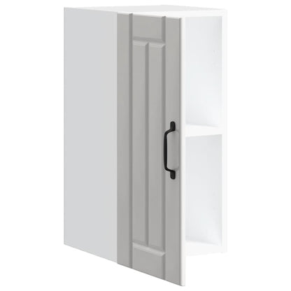 vidaXL Kitchen Wall Cabinet Lucca High Gloss White Engineered Wood 5