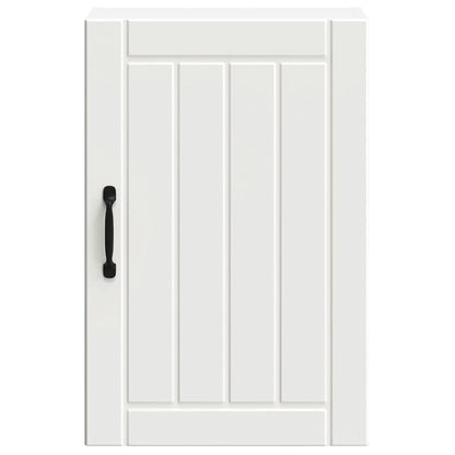 vidaXL Kitchen Wall Cabinet Lucca White Engineered Wood 5