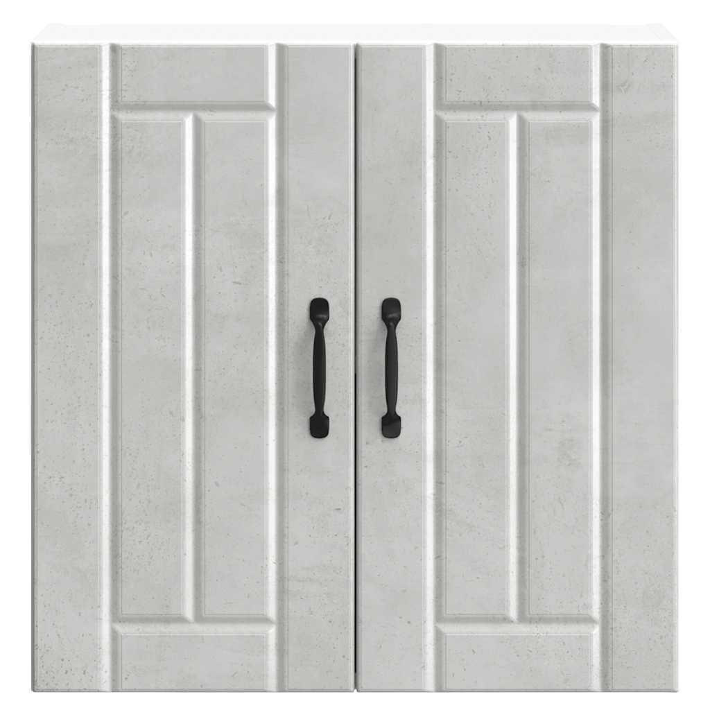 vidaXL Kitchen Wall Cabinet Lucca Concrete Grey Engineered Wood 5