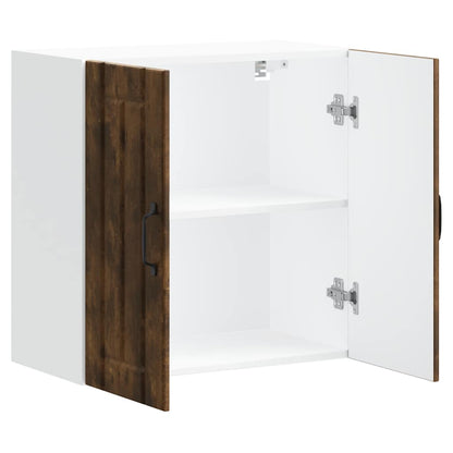 vidaXL Kitchen Wall Cabinet Lucca Smoked Oak Engineered Wood 6