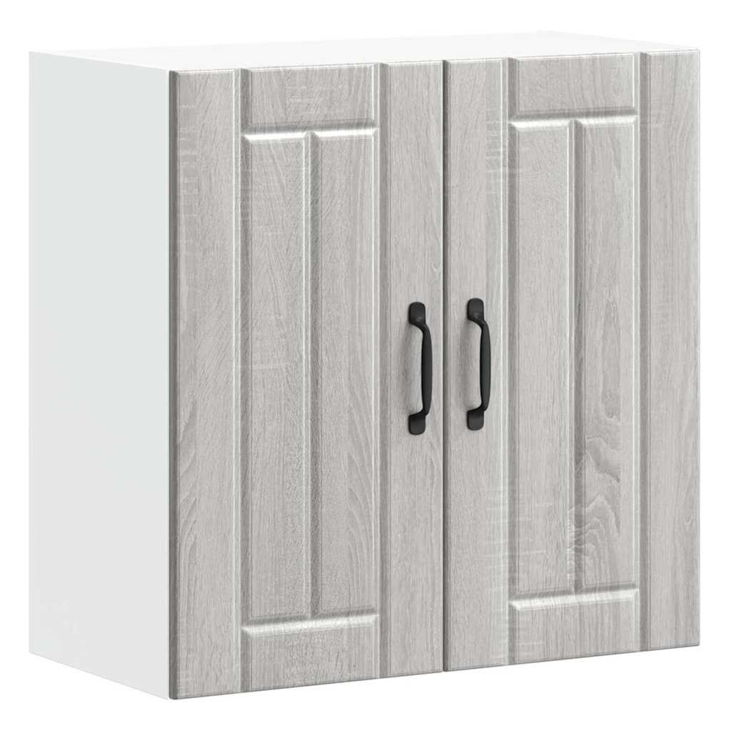 vidaXL Kitchen Wall Cabinet Lucca Grey Sonoma Engineered Wood 2