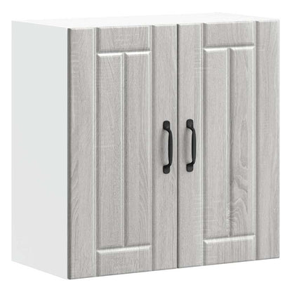 vidaXL Kitchen Wall Cabinet Lucca Grey Sonoma Engineered Wood 2