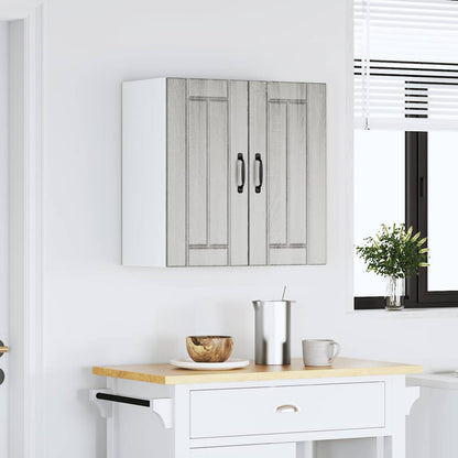 vidaXL Kitchen Wall Cabinet Lucca Grey Sonoma Engineered Wood 4