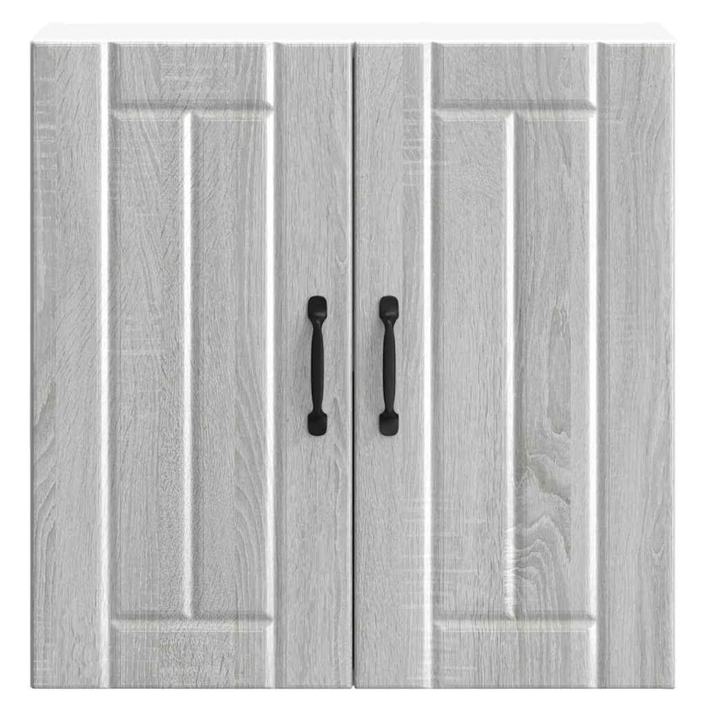 vidaXL Kitchen Wall Cabinet Lucca Grey Sonoma Engineered Wood 5