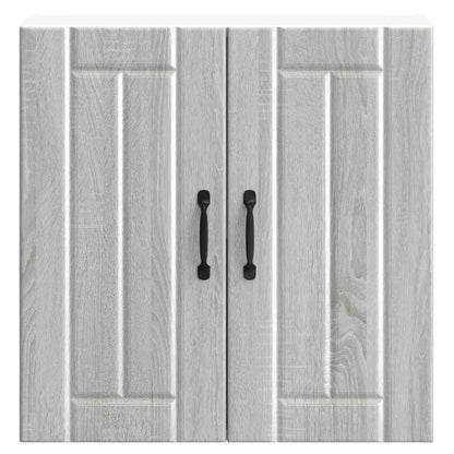 vidaXL Kitchen Wall Cabinet Lucca Grey Sonoma Engineered Wood 5