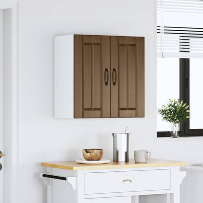 vidaXL Kitchen Wall Cabinet Lucca Brown Oak Engineered Wood 4