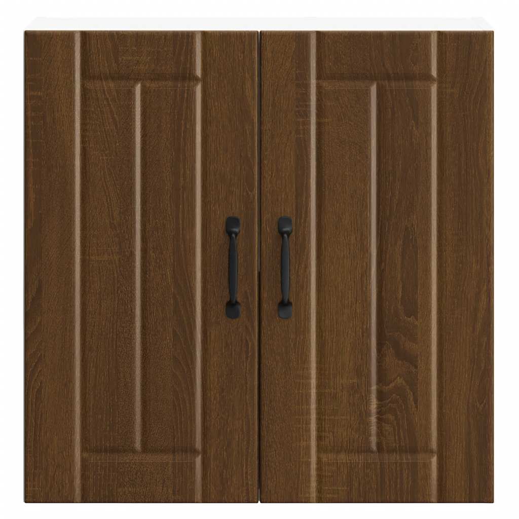 vidaXL Kitchen Wall Cabinet Lucca Brown Oak Engineered Wood 5