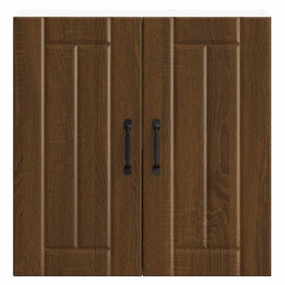 vidaXL Kitchen Wall Cabinet Lucca Brown Oak Engineered Wood 5
