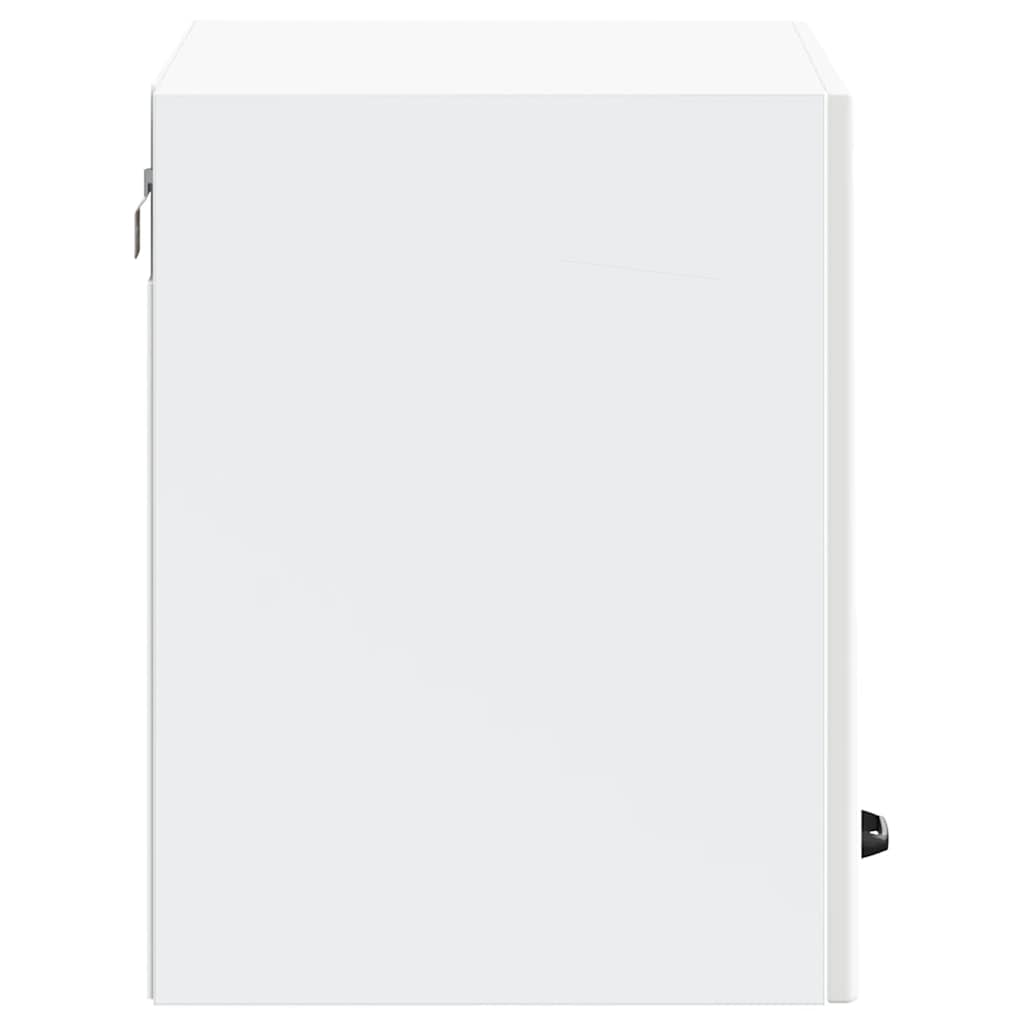 vidaXL Kitchen Wall Cabinet Lucca White Engineered Wood 6